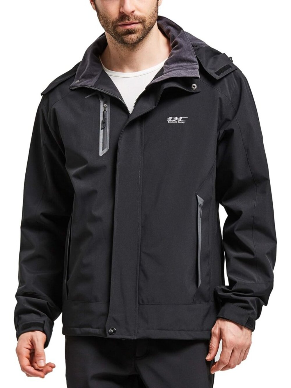 Lightweight Waterproof Men's Hooded Rain Jacket | Outdoor Travel Coat